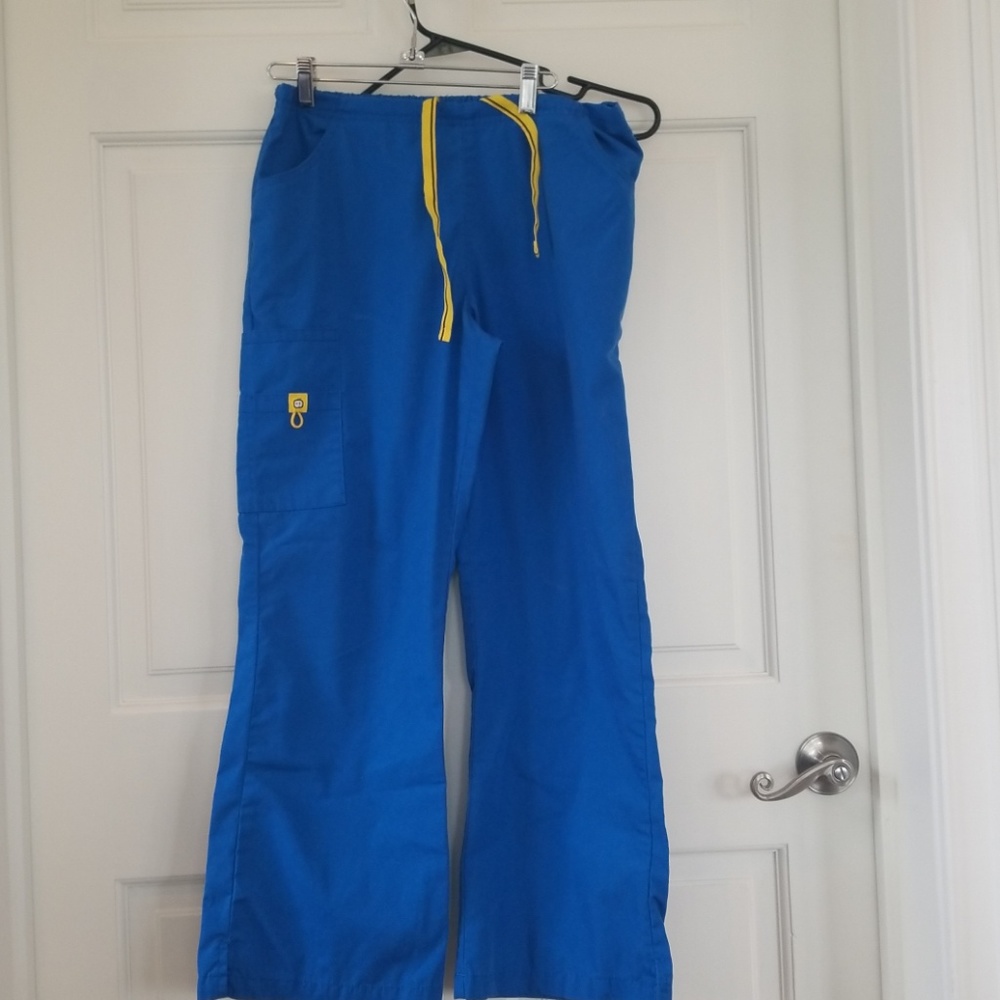 Mp wonder wink royal blue scrub pants